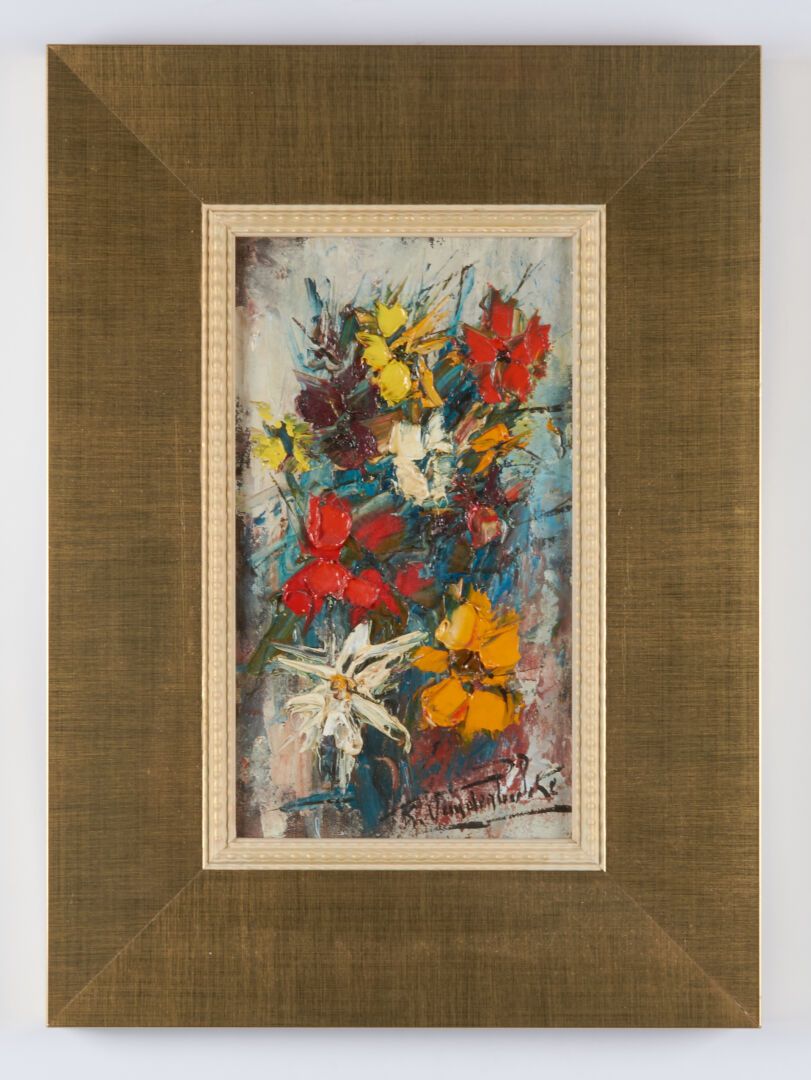 Null VAN DEN BULCKE Roger

"Bouquet" huile sur toile signée en bas à droite - 33&hellip;
