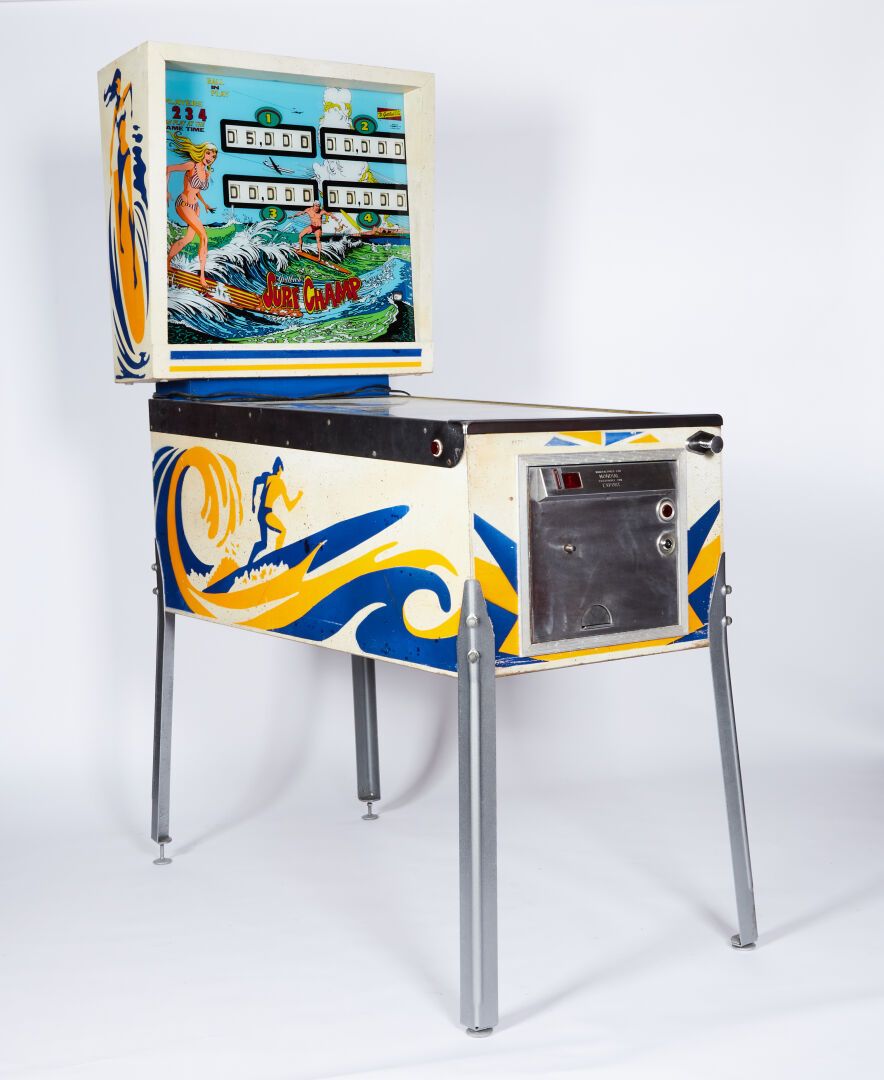 Null D. GOTTLIEB & Co

A SURF CHAMP pinball machine 

Completely refurbished

18&hellip;