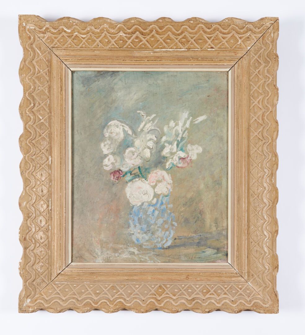Null ECOLE MODERNE

"Bouquet" 

Huile sur panneau

44,5 x 36,5 cm