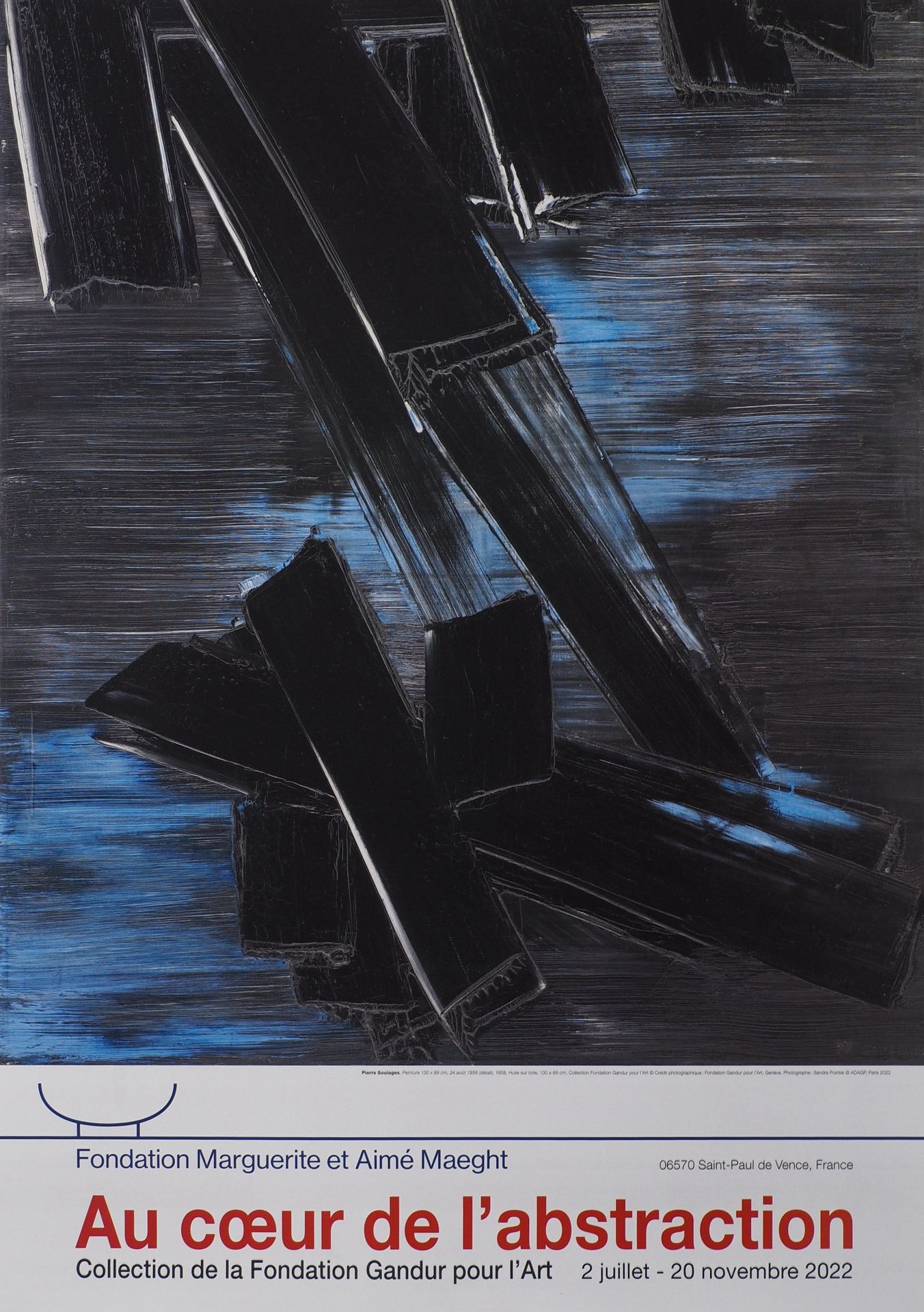 Pierre SOULAGES 
Pierre SOULAGES (1919 - 2022) 
Pittura 24 agosto 1958, 2022


M&hellip;