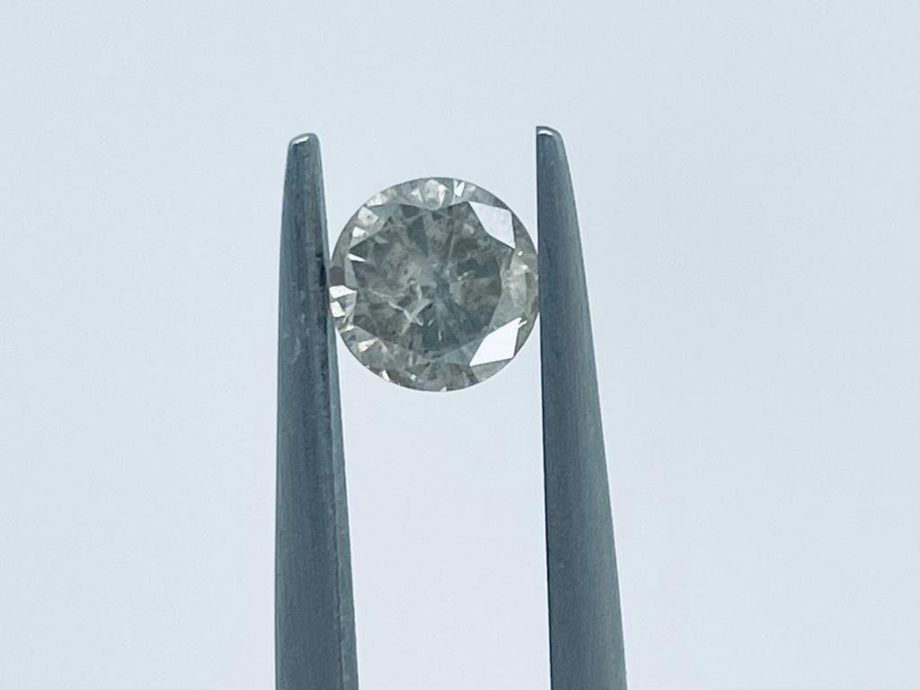 Null DIAMOND 0.7 CT FANCY GRAY CLARITY I3 - BRILLIANT CUT - F20801-23