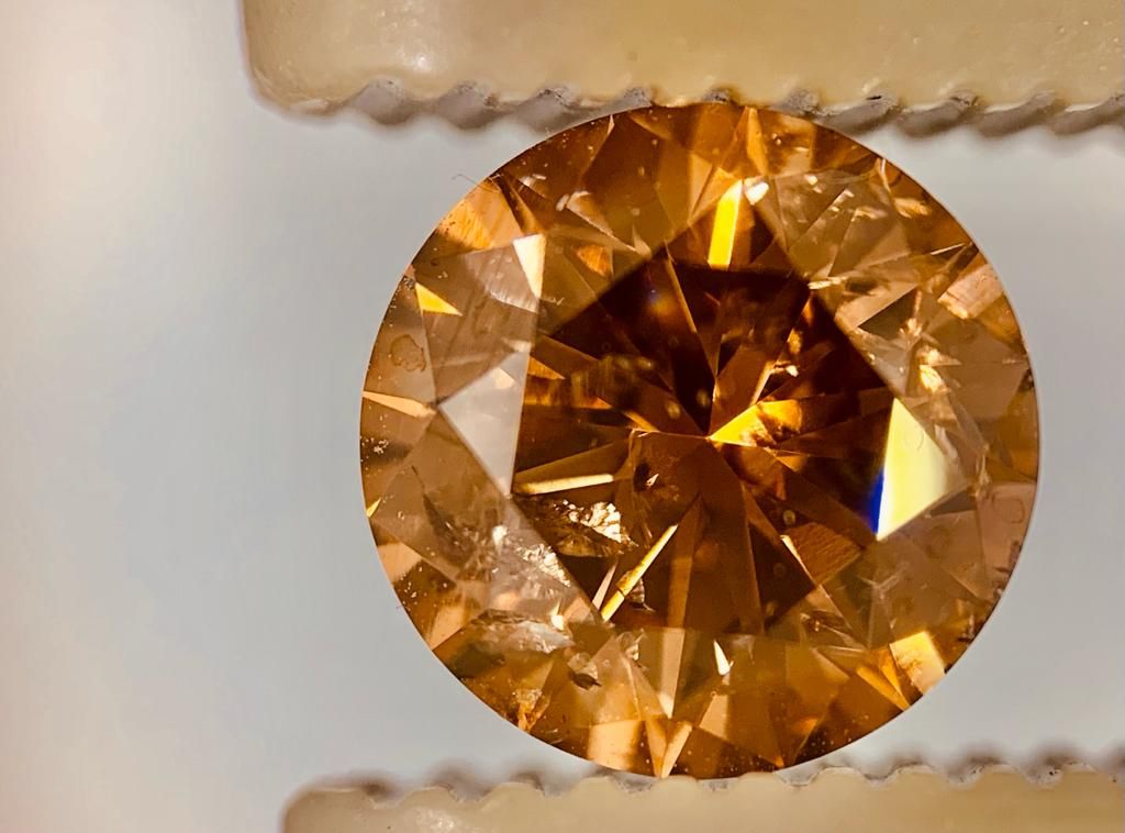 Null 2.02克拉花式橙棕色均匀明亮型切割钻石 - GIA证书 - 929-7