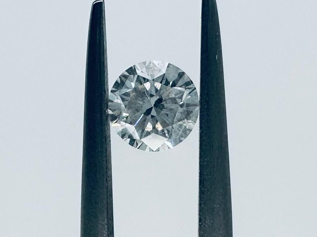Null 钻石0.54克拉F - si1 - 明亮式切割 - 激光雕刻+证书编号*爱情系列* - C30221-7