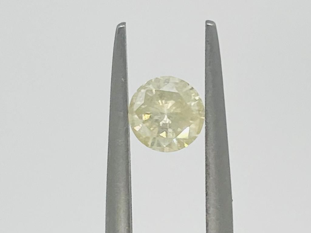 Null DIAMOND 0.56 CT FANCY LIGHT YELLOW - I2 - BRILLIANT CUT - CERTIFICATE ID - &hellip;