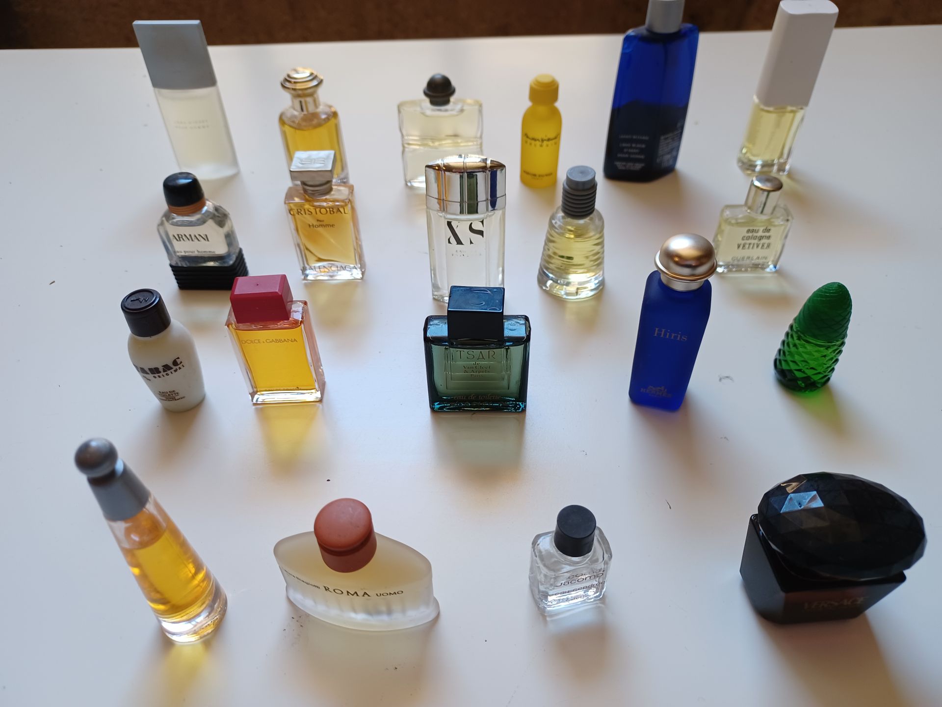 Set di 20 miniature di profumo per uomo