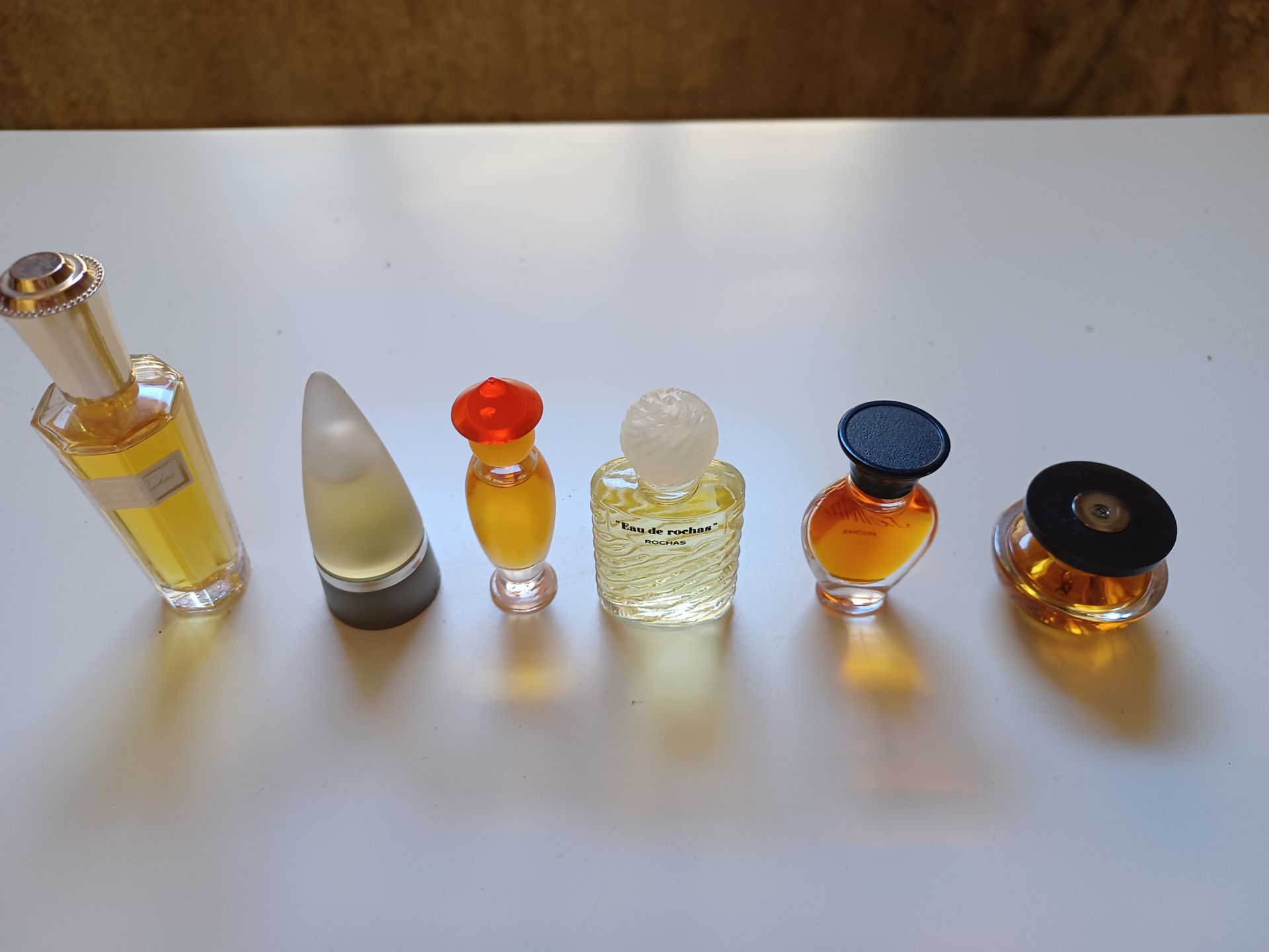 Set of 6 ROCHAS Perfume Miniatures