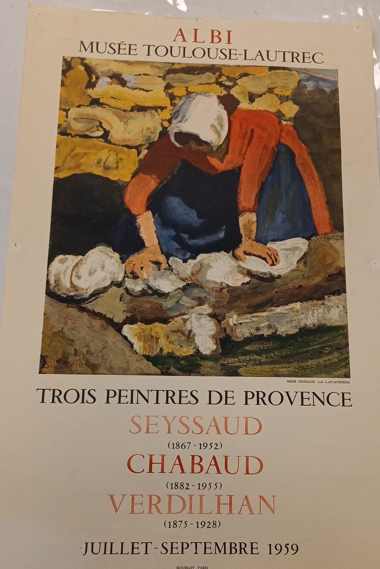Chabaud Affiche Albi
Trois peintres de Provence 1959
- Seyssaud
- Chabaud
- Verd&hellip;