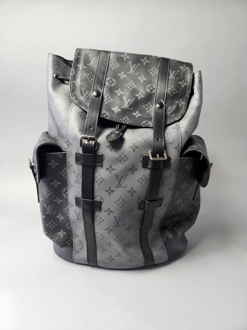 Null LOUIS VUITTON
Christopher backpack in eclipse monogram canvas
Black fabric &hellip;