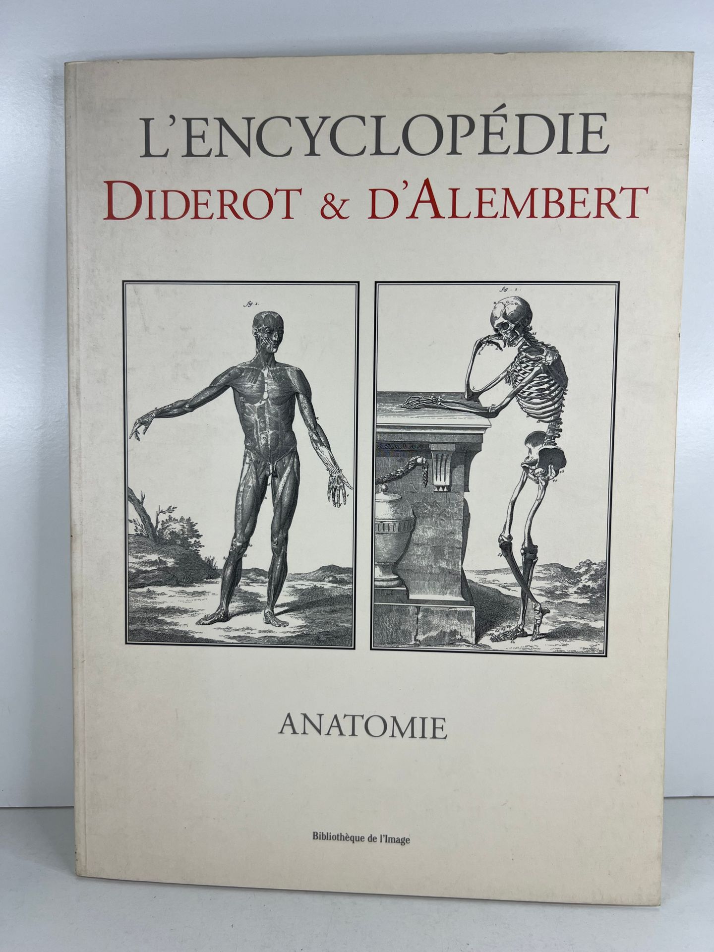Null 合集。狄德罗和达朗贝尔百科全书，解剖学。2003 年由 Bibliothèque de l'Image 出版。4开本，软封面，书脊光滑。状况良好。