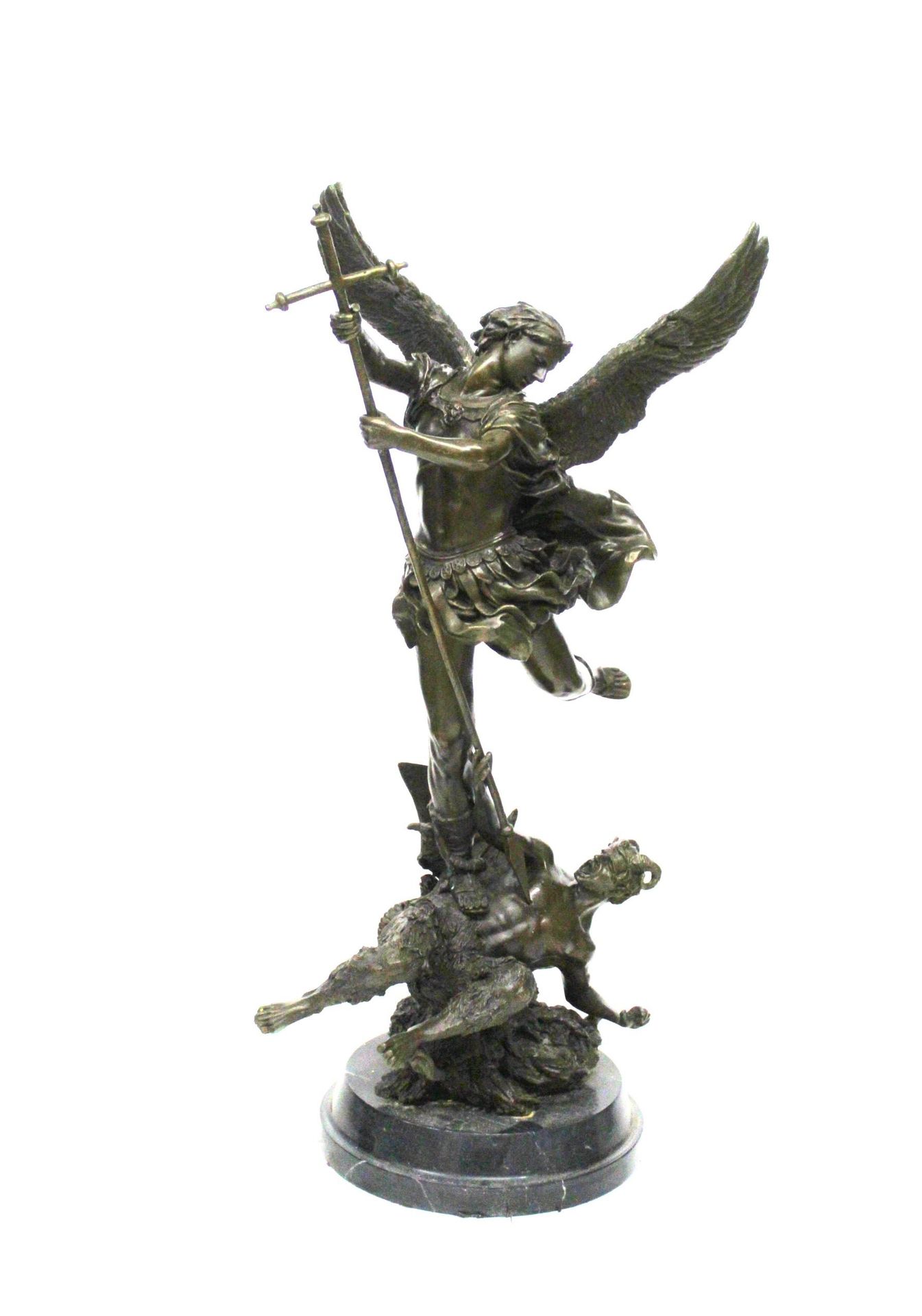 Null Saint Michel Archange, 81x45x26cm - 20e siècle