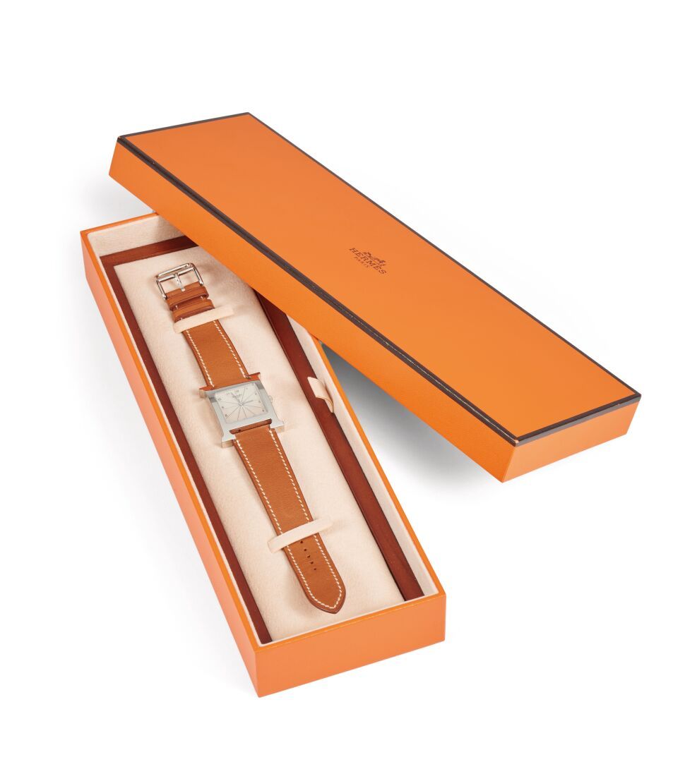 HERMÈS HEURE H - Montre bracelet de dame HERMÈS HEURE H
Damenarmbanduhr aus Stah&hellip;