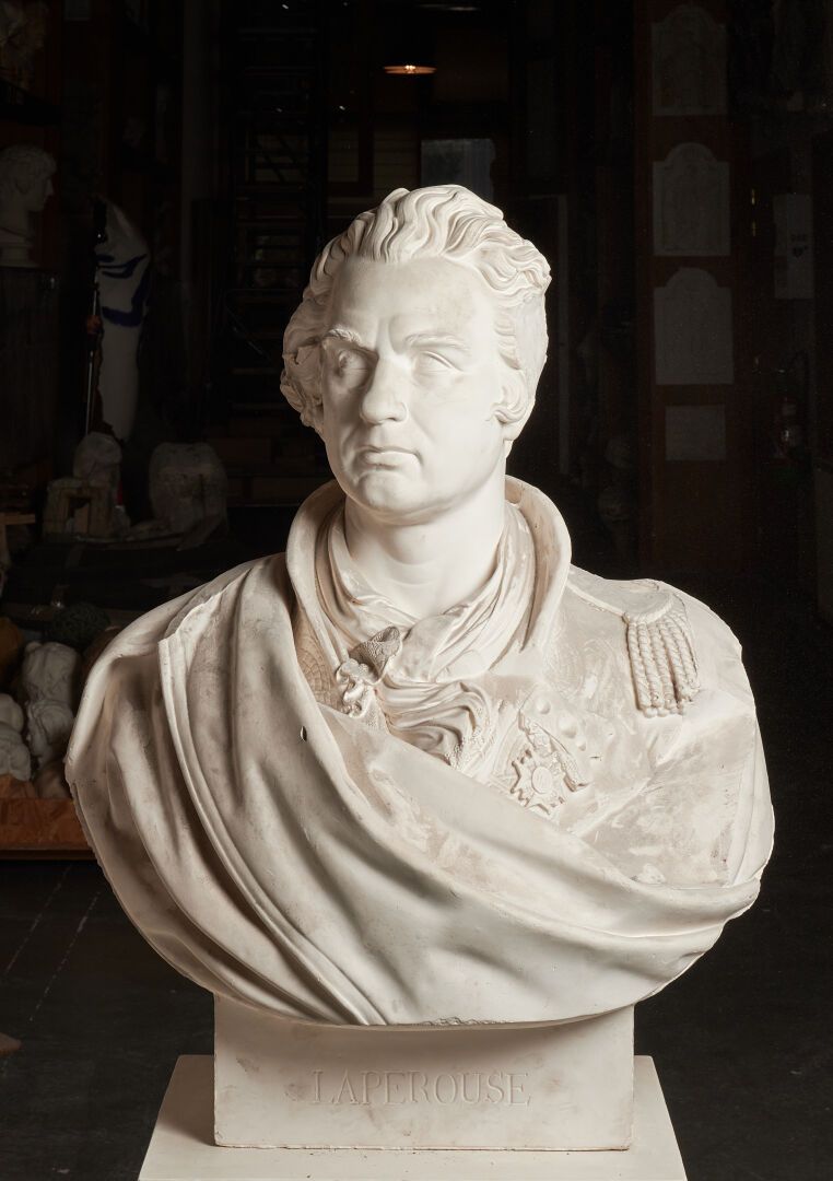 Buste de La Pérouse 卢浮宫博物馆模塑工作室（1794-1882 年），取材于弗朗索瓦-鲁德（François RUDE，1784-1855 &hellip;