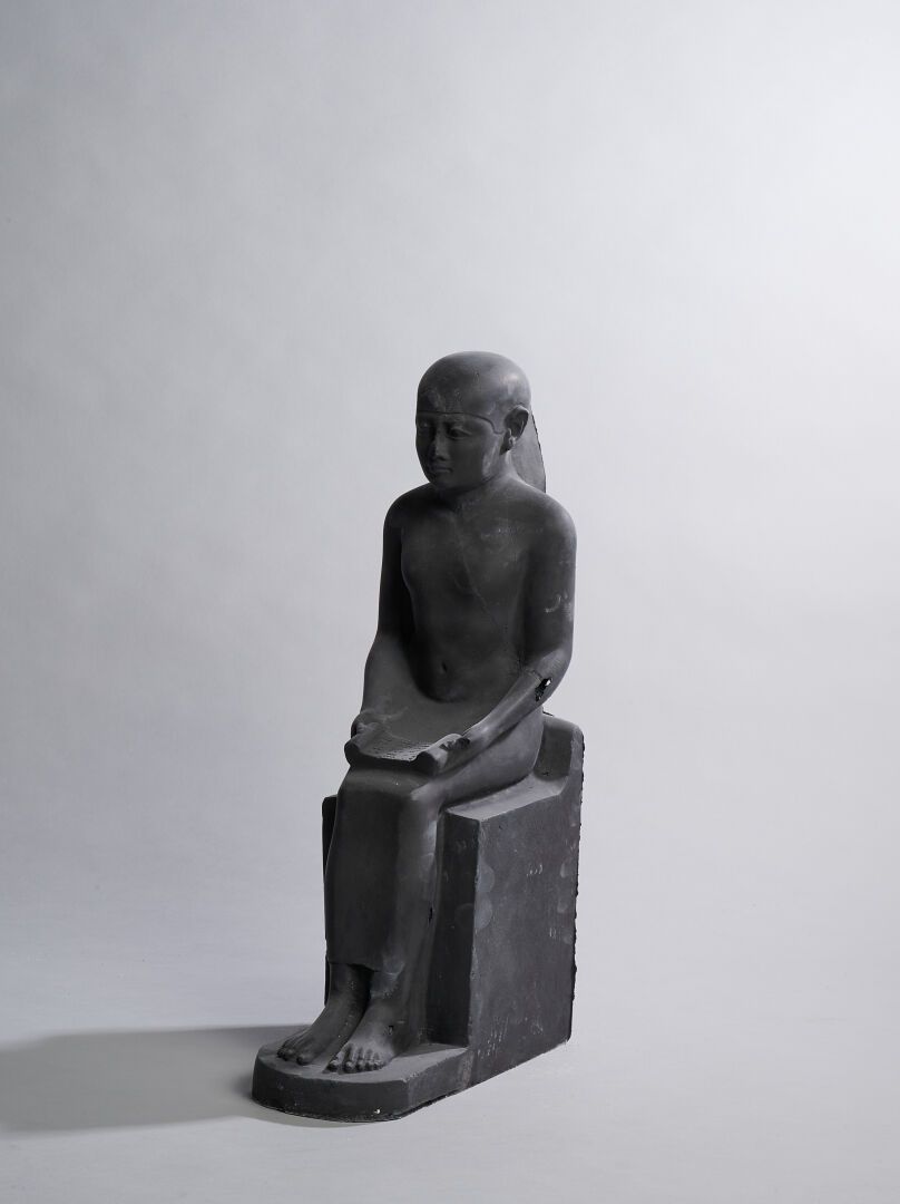 Imhotep assis Atelier de moulage des Musées Nationaux (1928-)
Imhotep assis
Plât&hellip;