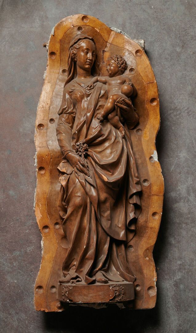 Vierge à l'enfant, de face 比较雕塑博物馆模塑工作室（1882-1928 年），根据热尔曼-皮隆（1540-1590 年）的作品创作
&hellip;