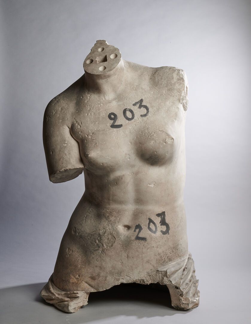 Torse de la Vénus de Milo (lacunaire) Atelier de moulage des Musée du Louvre (17&hellip;