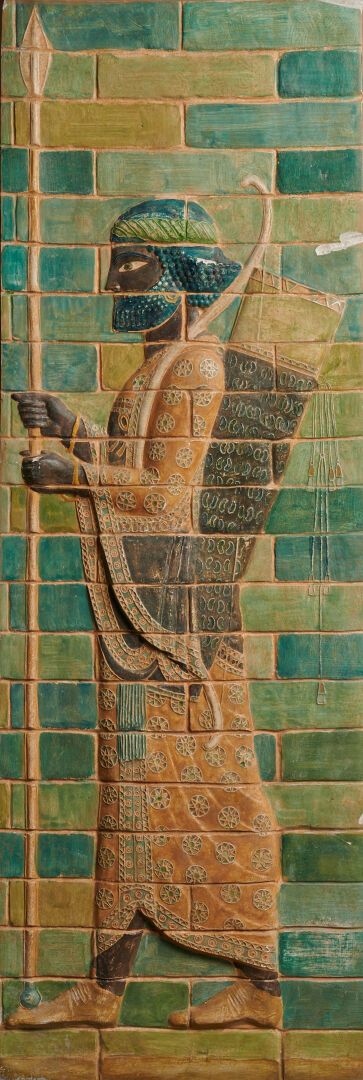 Archer de Darius Ier (réduction, profil gauche, partie de la frise des archers) &hellip;
