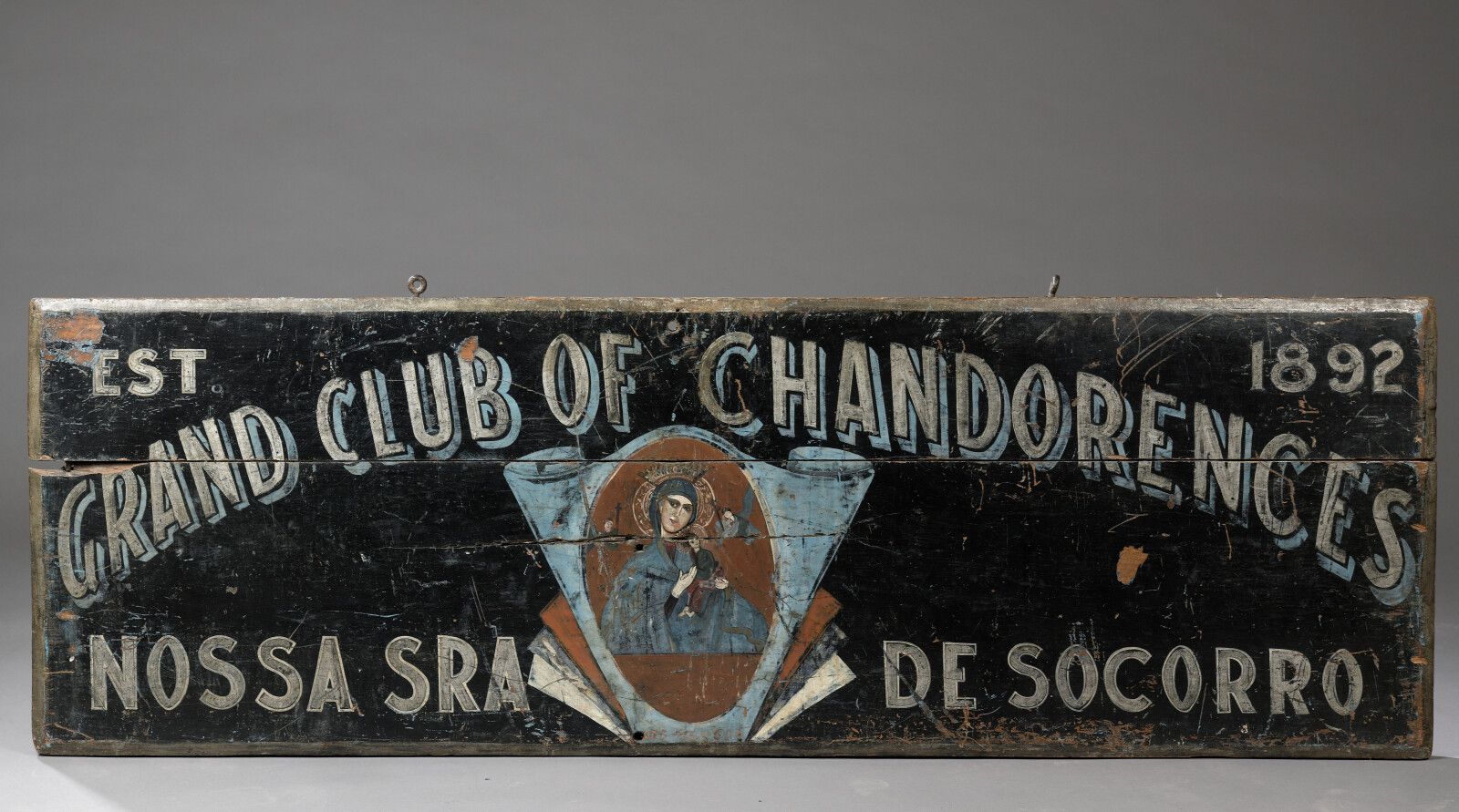 Null Panneau enseigne du GRAND CLUB OF CHANDORENGES NOSSA SRA DE SOCORRO EST 189&hellip;