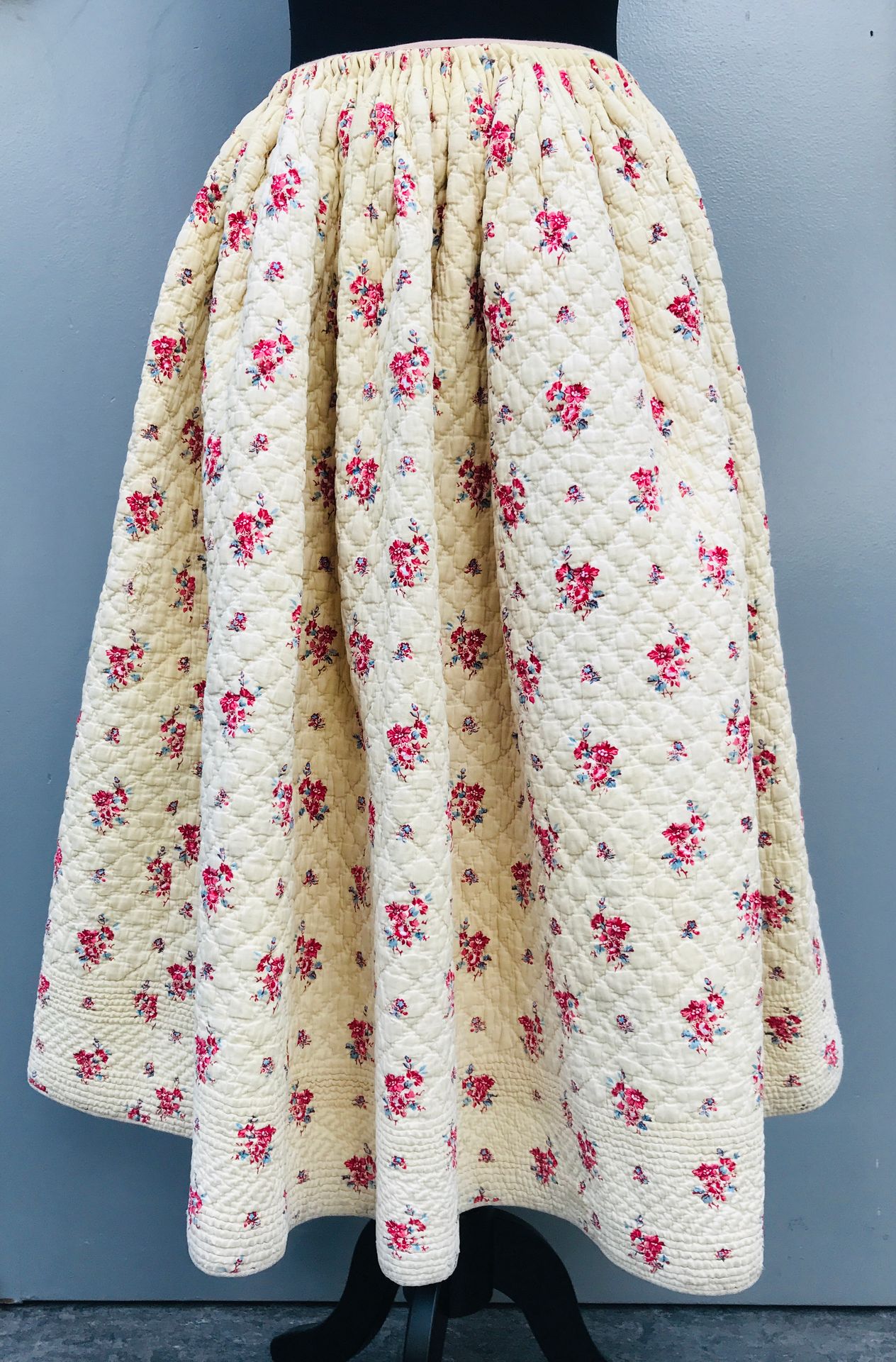 Jupon provençal en indienne, seconde moitié du XIXe siècle 
Petticoat quilted an&hellip;