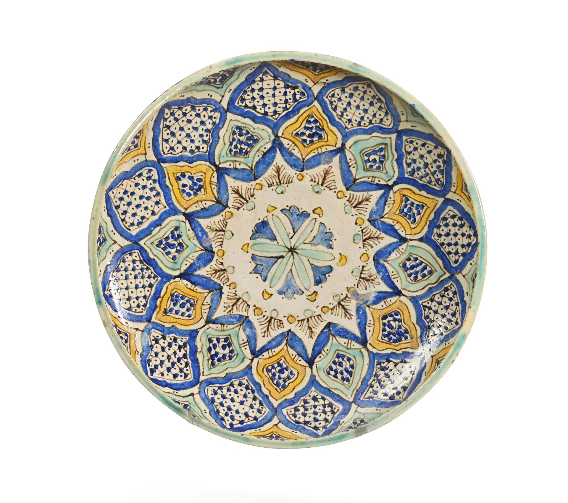 TUNISIE - XIXe / XXe siècle Lot of six Tunisian ceramics

Ceramic with polychrom&hellip;