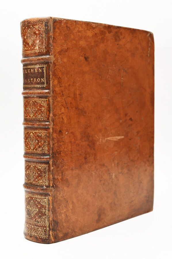 Null CASSINI（雅克）。elemens d'atronomie.

巴黎，皇家出版社，1740年。16-[12]-643页，4开本，金色小牛皮，书脊有&hellip;