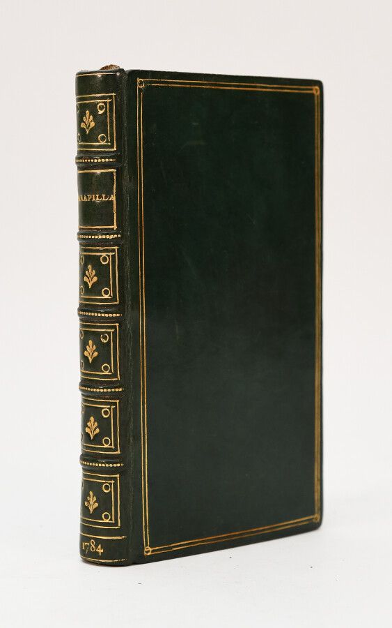 Null BORDES(Ch.)。帕拉皮拉，以及其他自由和英勇的作品。

佛罗伦萨，无名（日内瓦，卡赞），1784年。小16开[6]-164页，翠绿色小牛皮，板&hellip;