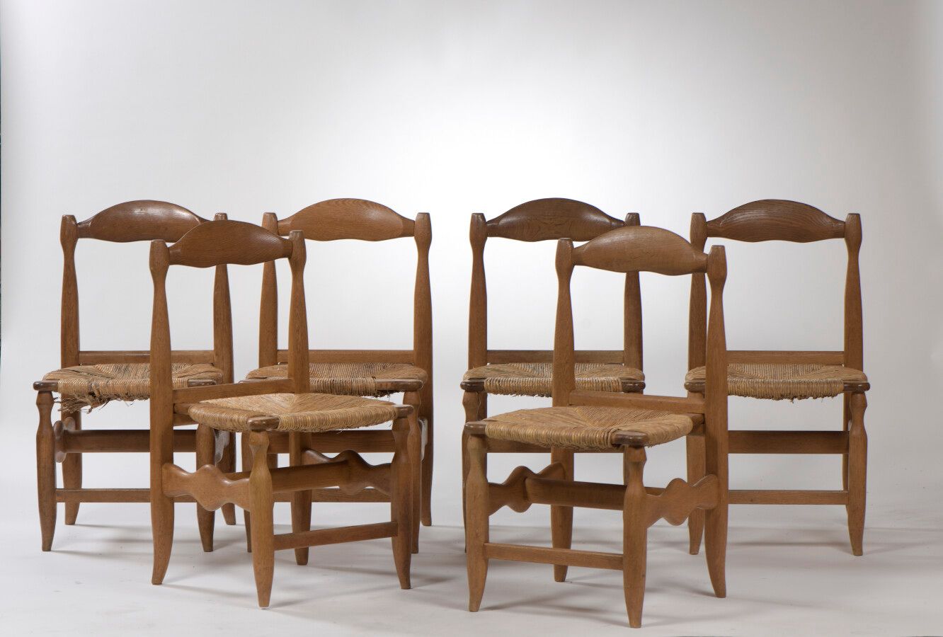 Null 罗伯特-吉耶尔梅（1913-1990）和雅克-尚布隆（1914-2001）。

1960年的 "Votre Maison "版

一套六把草编椅子

&hellip;