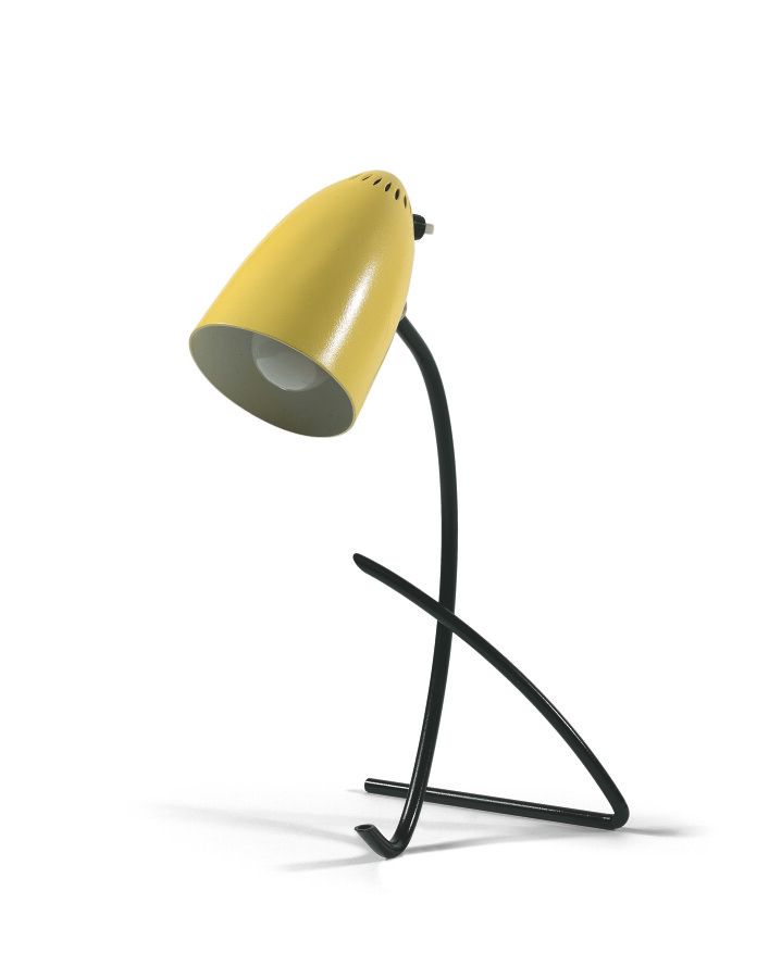 Null Italian work in the taste of the 1960s

Desk lamp

Metal and yellow lacquer&hellip;