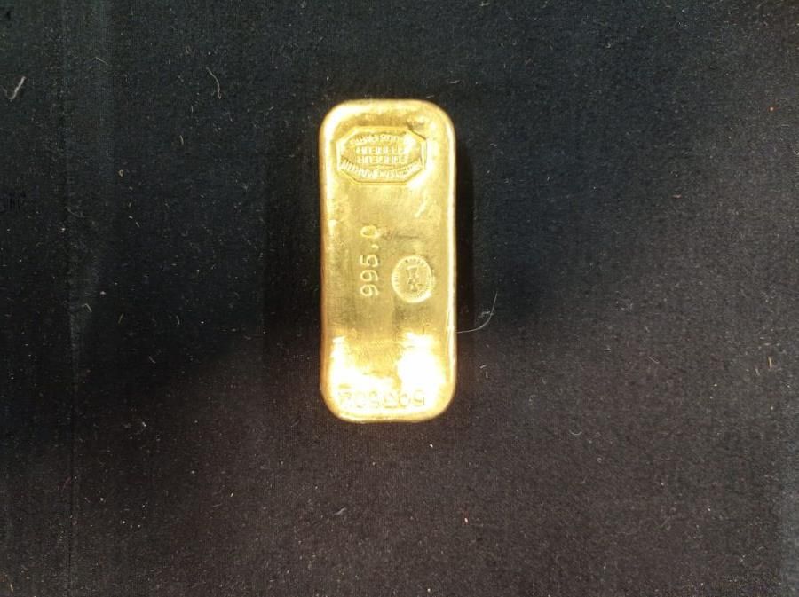 Null 995°/°° yellow gold ingot 

Numbered 503502.



Sold by designation. Specif&hellip;