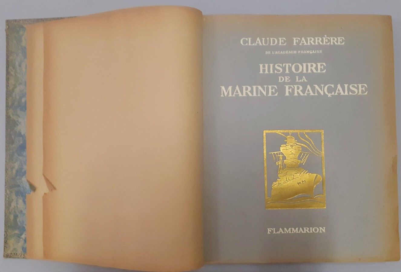 Null FARRÈRE Claude. 

History of the French Navy. Paris, Flammarion, n.D.

One &hellip;