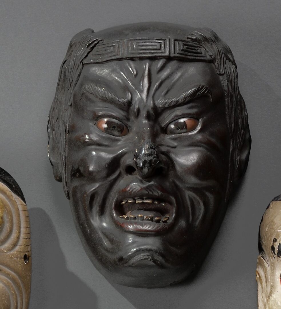 Null JAPON - Fin de période EDO (1603-1868) 

Masque de démonstration, en bois l&hellip;