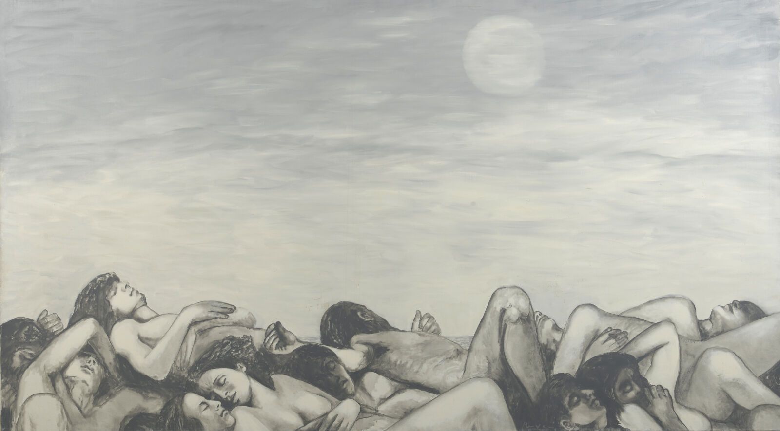 Null Serge REZVANI (né en 1928)

Le grand sommeil, 1974

Huile sur toile, signée&hellip;