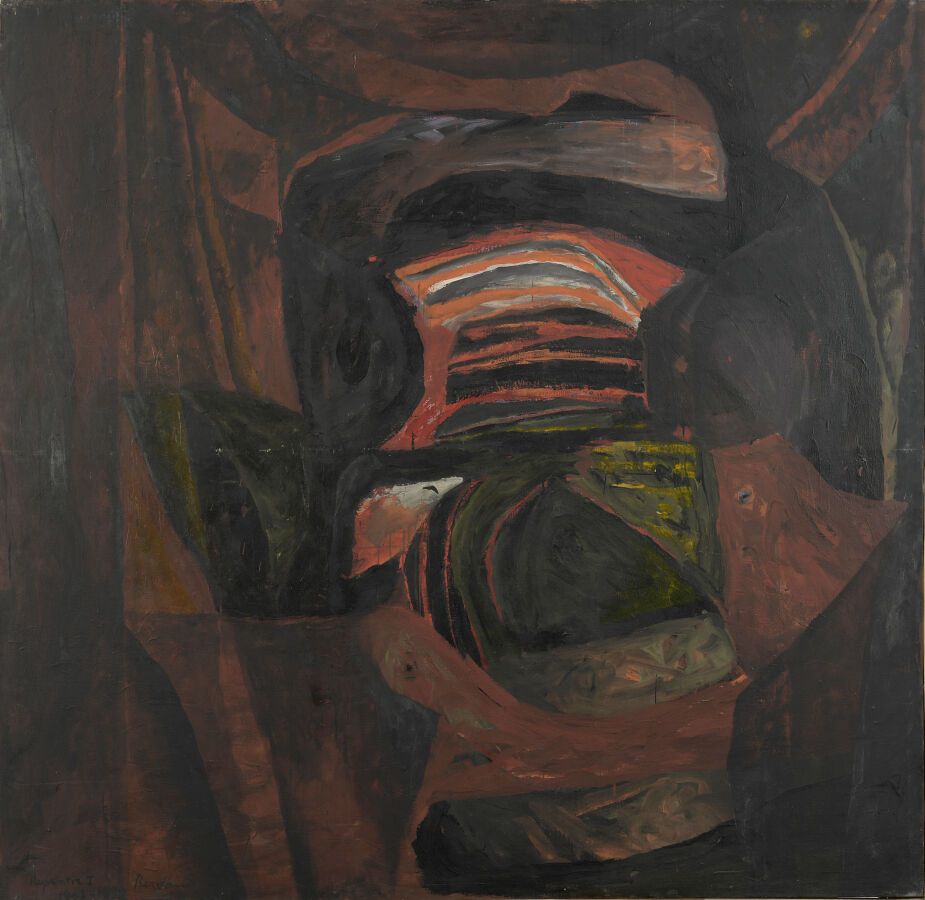 Null 谢尔盖-雷兹瓦尼（生于1928年

忏悔 I A, 1962/1992

布面油画，左下方有签名、标题和日期1962-1992年

H.195 cm &hellip;