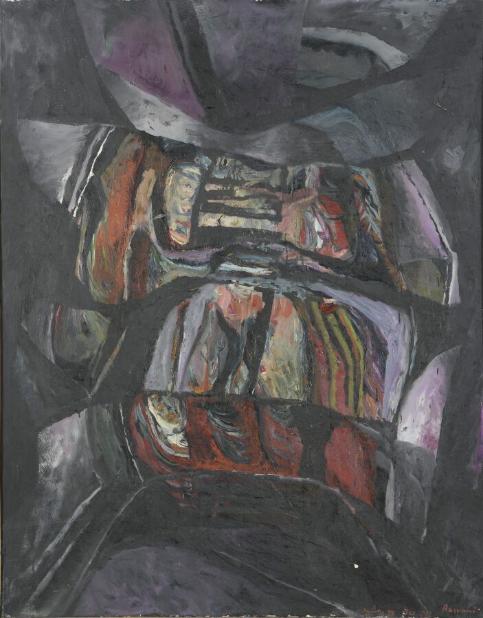 Null 谢尔盖-雷兹瓦尼（生于1928年

忏悔七B, 1962/1992

布面油画，已签名，日期为1962-1992，右下方有标题

H.146厘米 - &hellip;