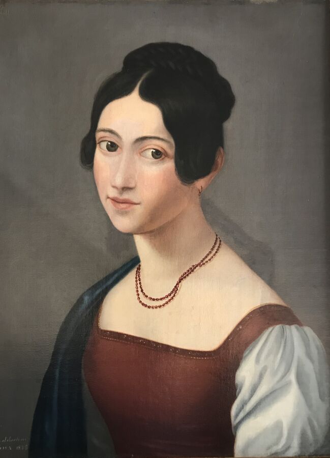 Null Ecole ALLEMANDE, vers 1825

Portrait de jeunes femme au collier

Huile sur &hellip;