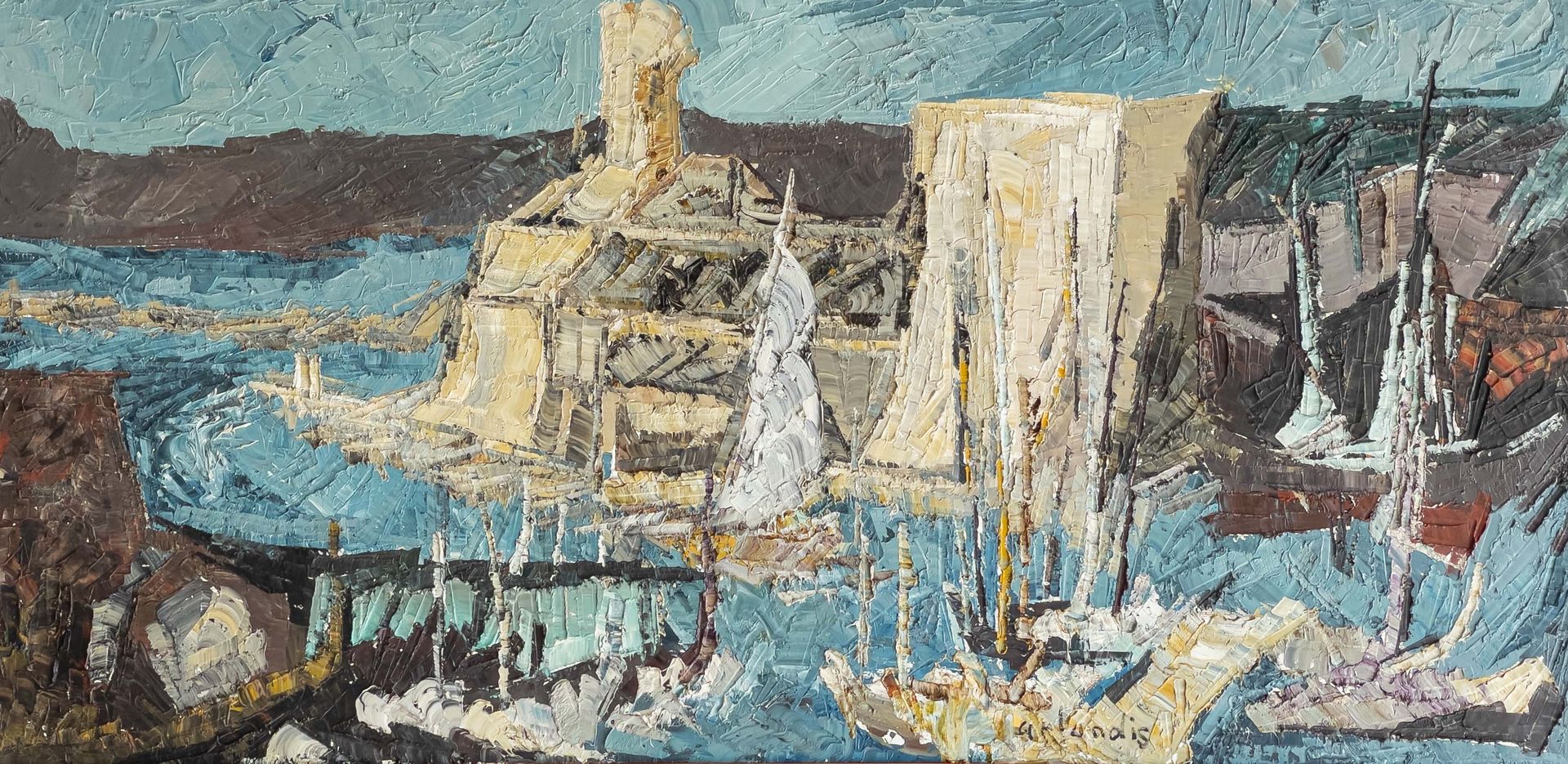 Antoine ARLANDIS (1946) L'Entrée du Vieux Port

Huile sur toile, signée en bas v&hellip;