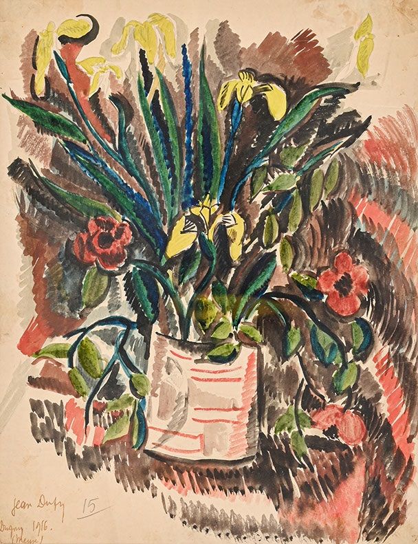 Jean DUFY (1888-1964) Bouquet de fleurs printanier, 1916

Aquarelle, signée, dat&hellip;