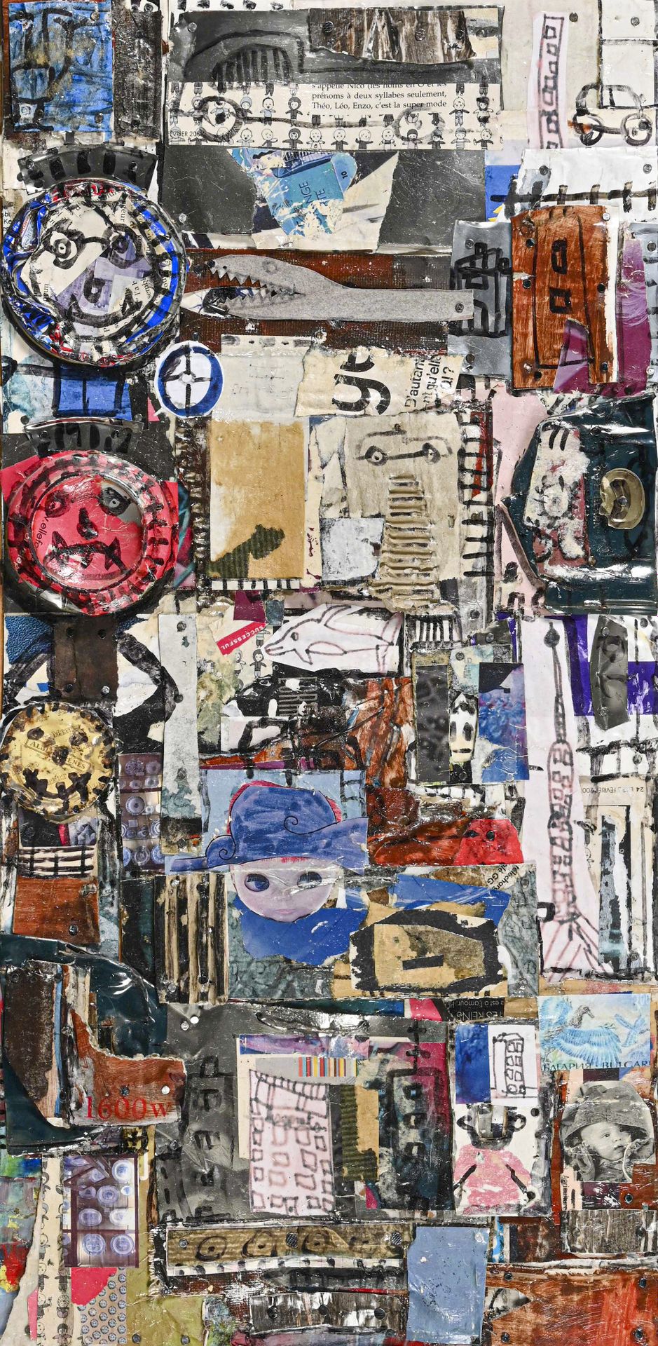 Bruno CONSTANT (né en 1966) Sans titre, 2007

Technique mixte, collage et assemb&hellip;