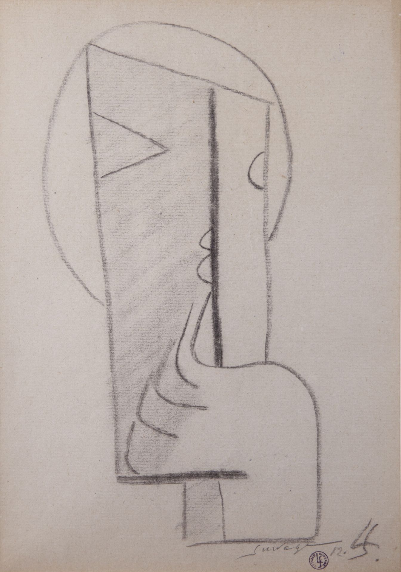 Null Léopold SURVAGE (1879-1968)

Composition

Crayon sur papier, signé, monogra&hellip;