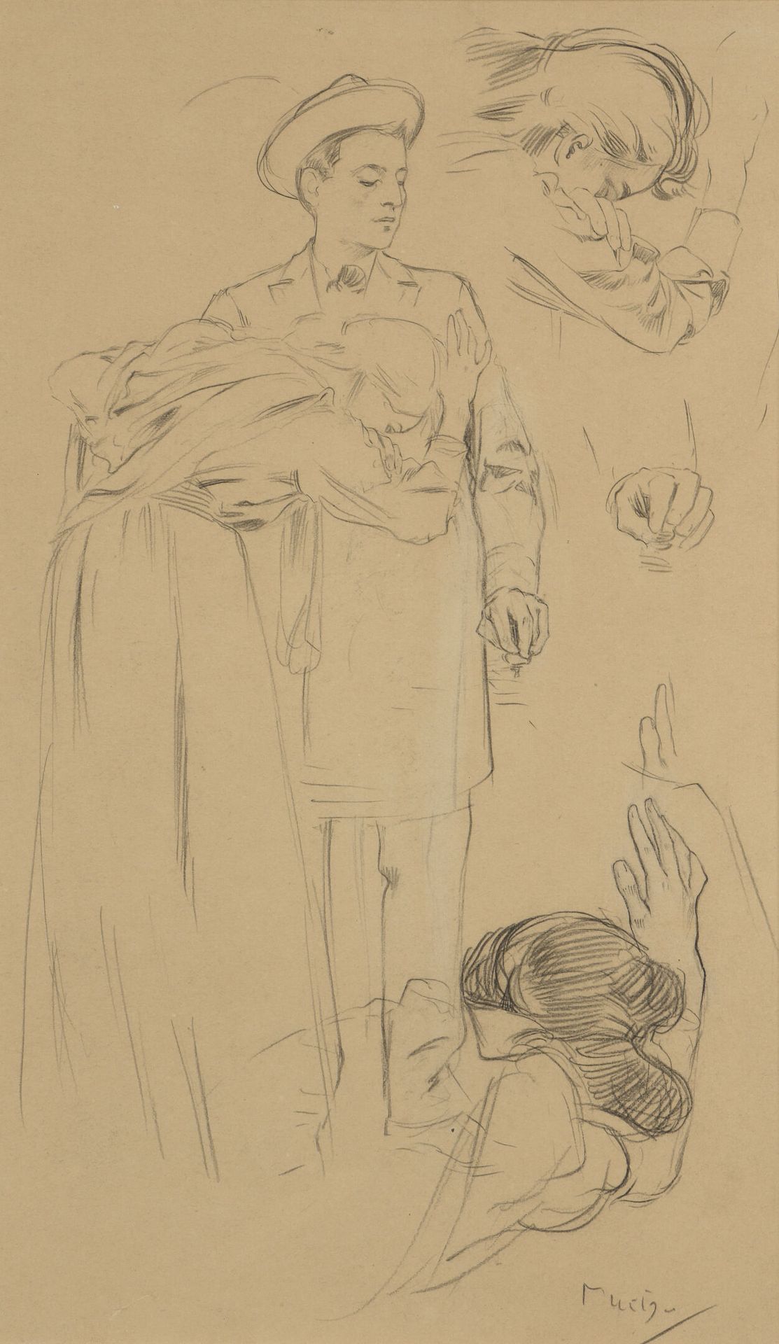 Null Alfons MUCHA (1869-1939)

Femme éplorée se reposant sur le bras d'un homme &hellip;