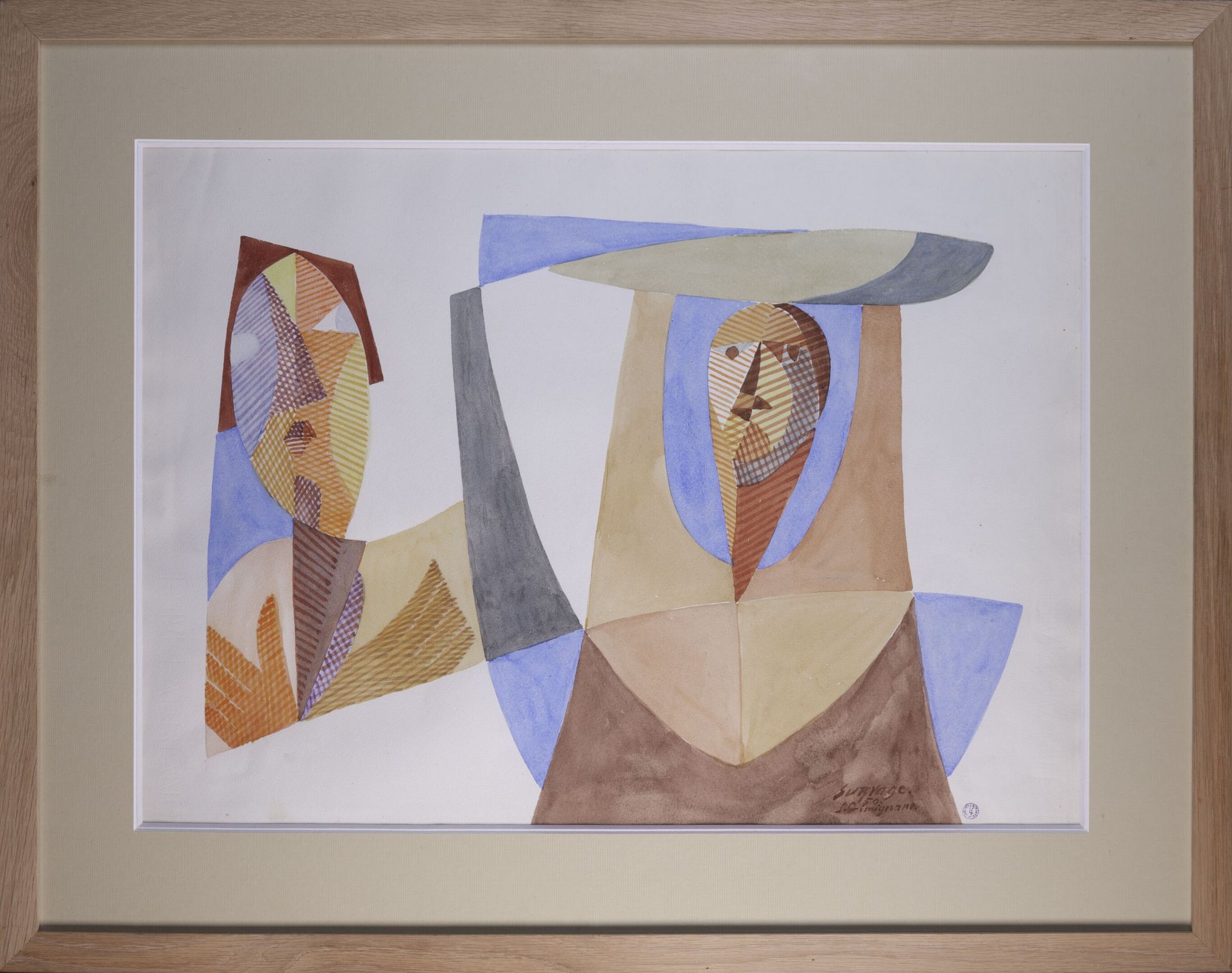 Null Léopold SURVAGE (1879-1968)

Composition aux deux personnages

Aquarelle, s&hellip;