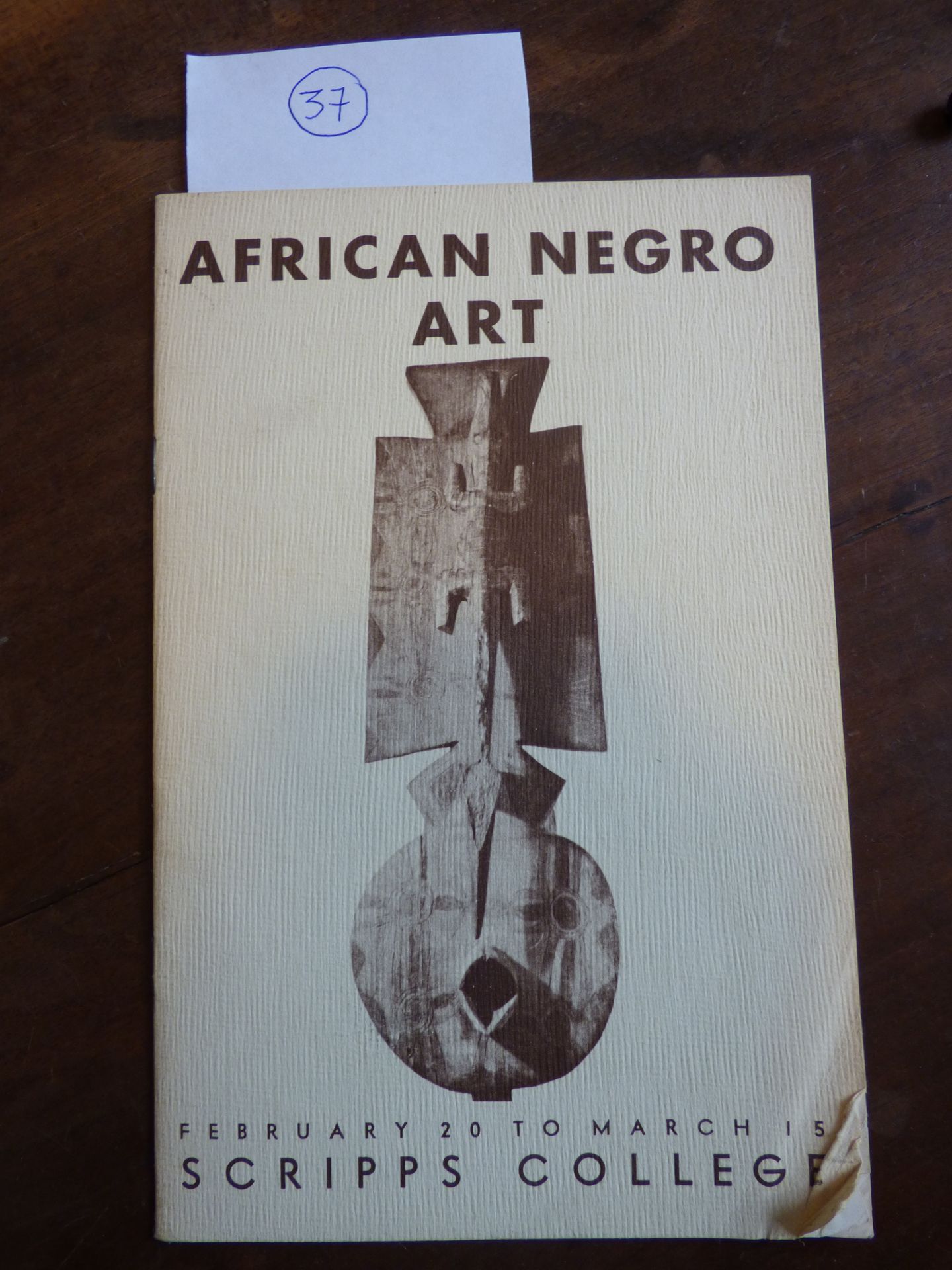 African Negro Art Ralph C Altman;‎ Scripps College, 1951