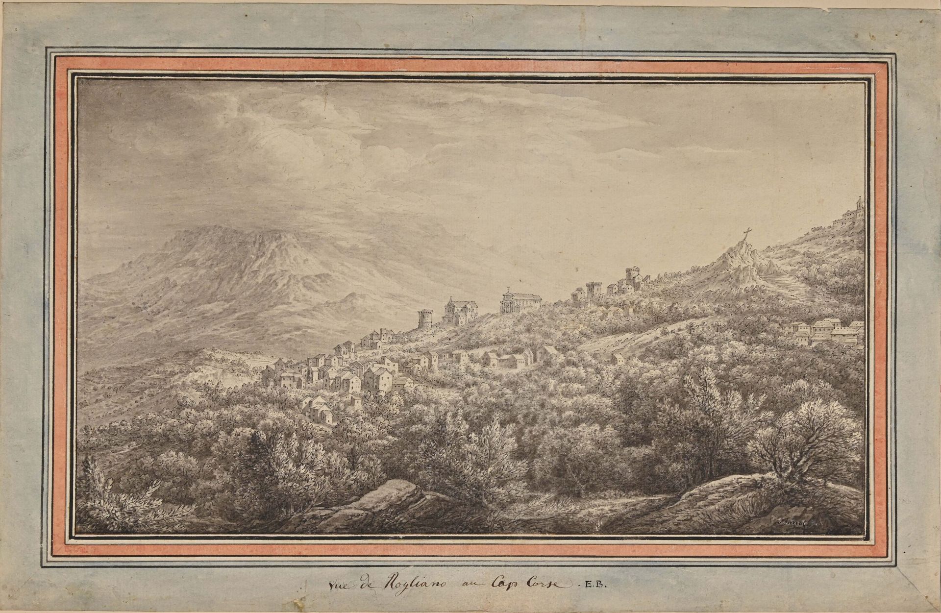 Null BARRAL (actif au XVIIIème siècle)

Vue de Rogliano, Cap Corse

Plume et enc&hellip;