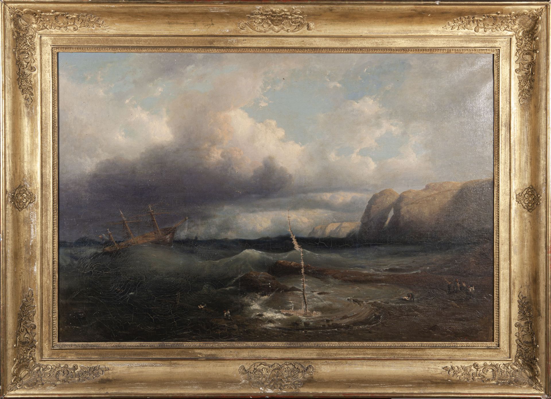 Null Attribué à Laurent Hippolyte LEYMARIE (1809-1844)

Le naufrage

Huile sur t&hellip;