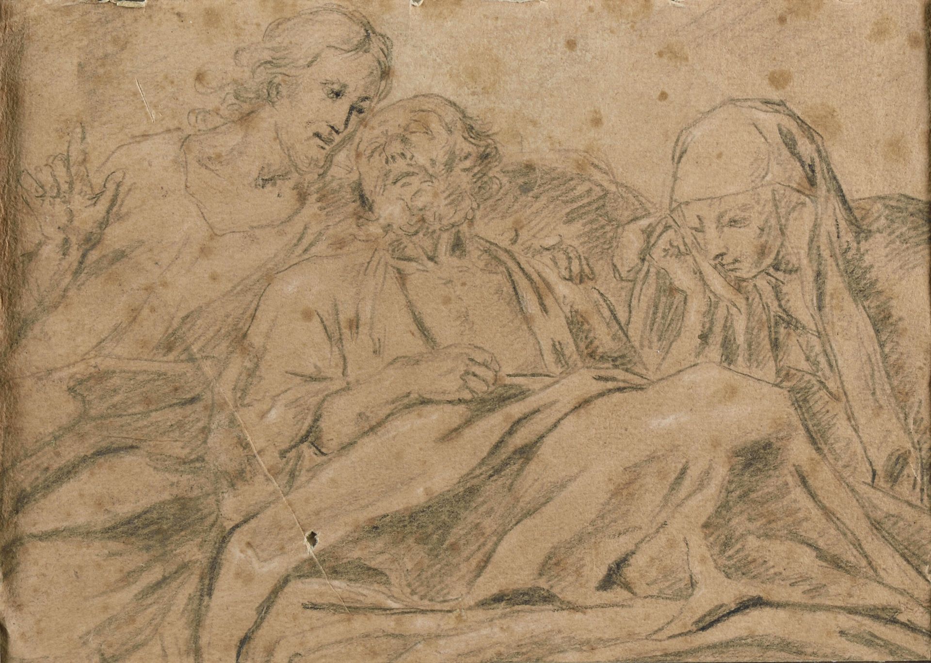Null École ITALIENNE époque XVIIème siècle

Saint Joseph mourant avec le Christ &hellip;