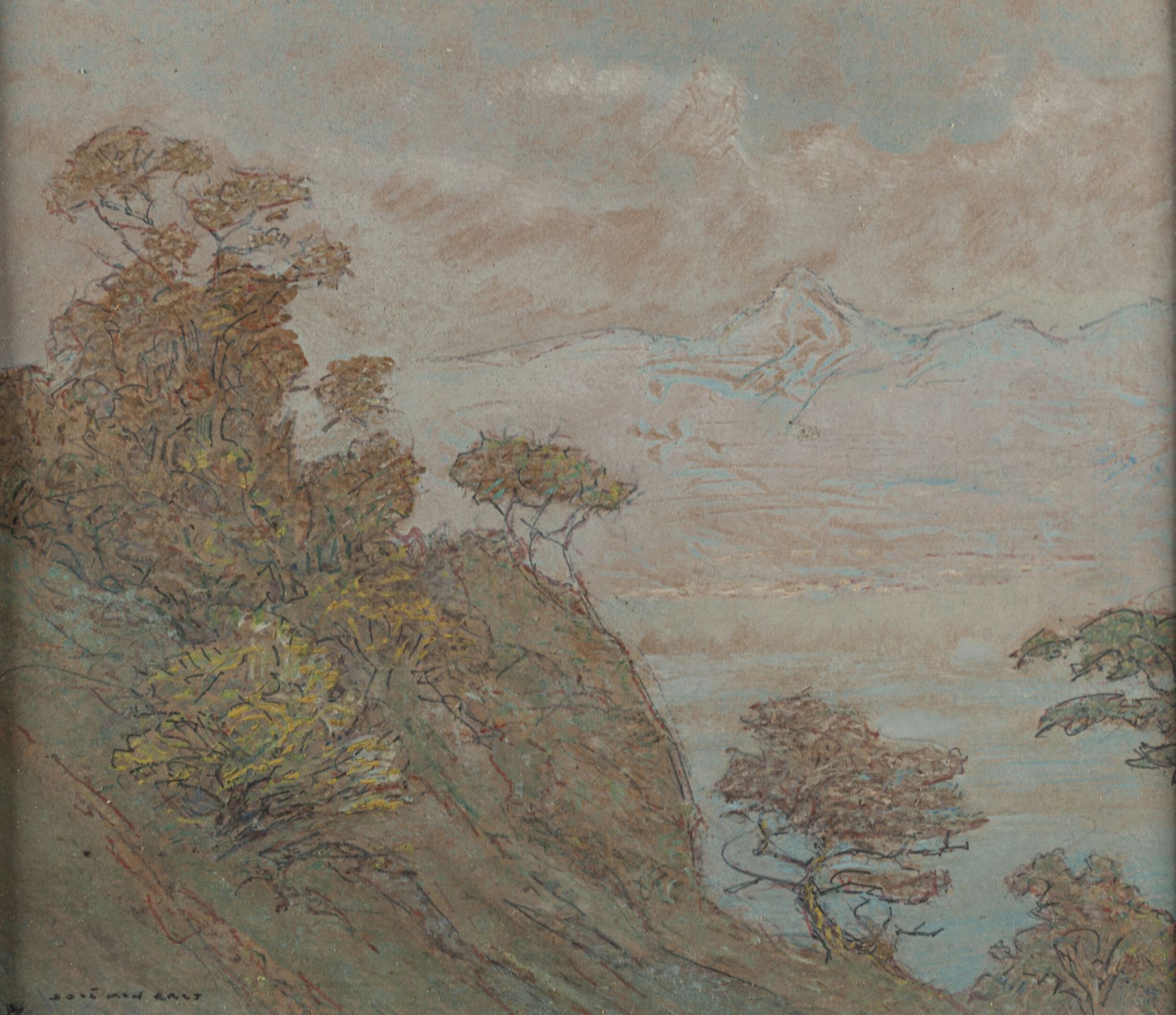 Null José MINGRET (1880-1969)

Paysage de montagne

Pastel et rehauts de gouache&hellip;