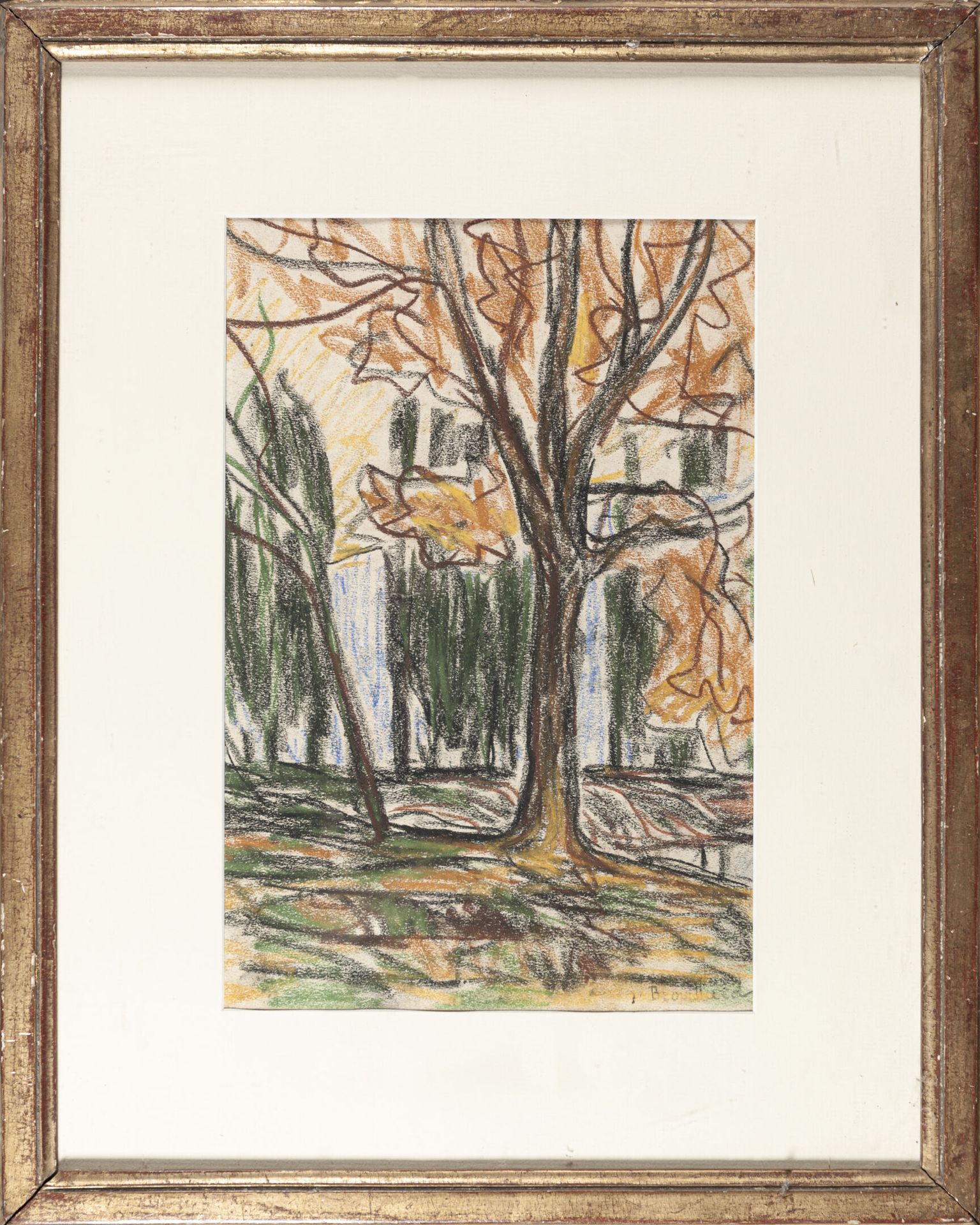 Null Eugène BROUILLARD (1870-1950)

Arbre 

Pastel, signé en bas à droite 

H. 3&hellip;