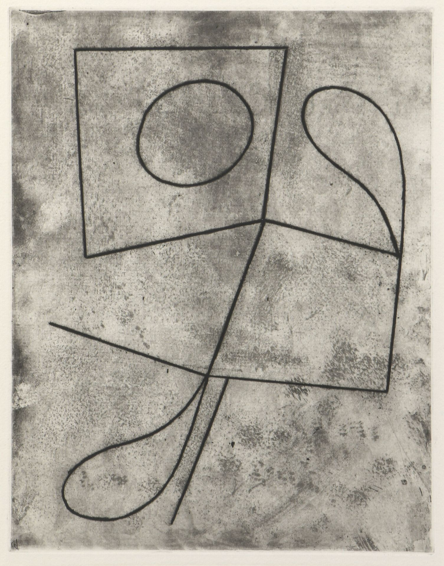 Null 让-ARP（1886 - 1966）。

牛皮纸上的蚀刻画

为 "Vers le Blanc Infini "卷的插图

未签署的证明

H.33 &hellip;