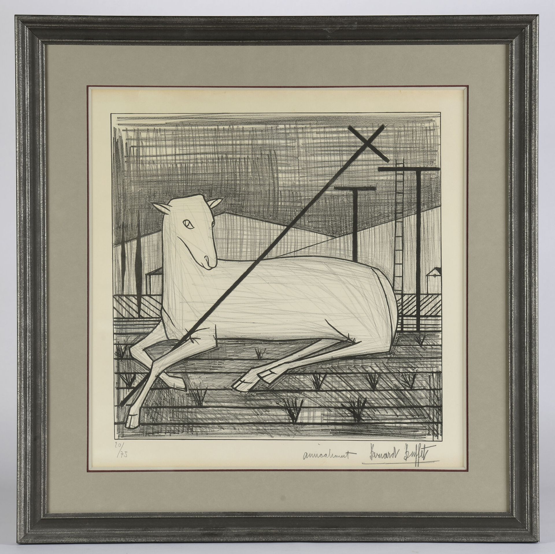 Null Bernard BUFFET (1928-1999)

L'Agneau pascal, 1954

Lithographie en noir, si&hellip;