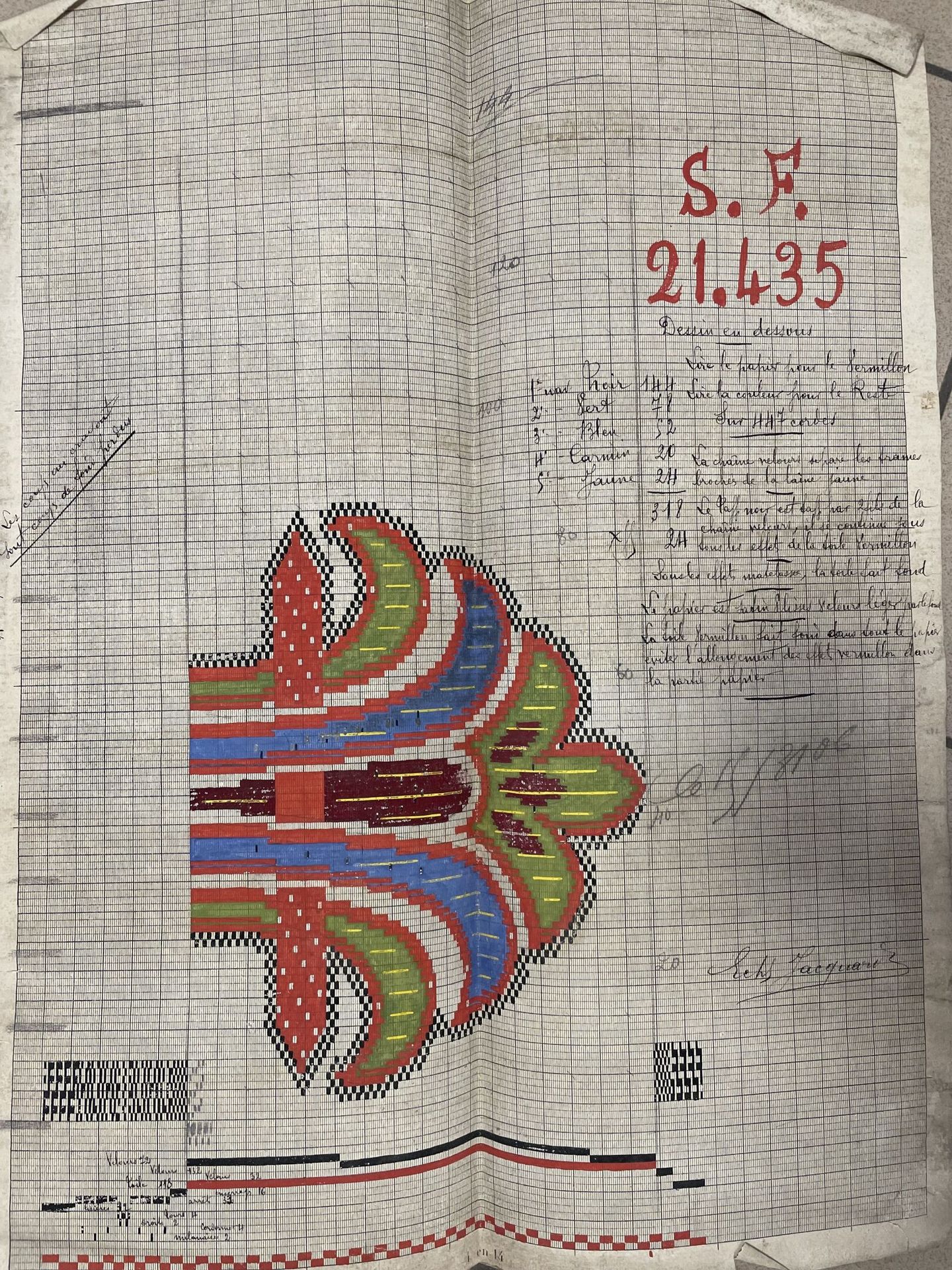 Null Ensemble de mises en carte pour rubans et soieries façonnés, Staron, 1900-1&hellip;