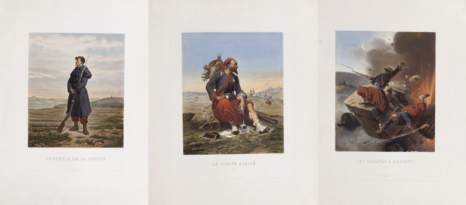 Null D'après Horace VERNET(1789 - 1863)

Les zouaves à l'assaut et les zouaves b&hellip;